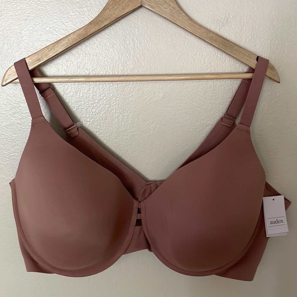NWT Auden Lightly Lined Full Coverage Underwire Bra. 46DD